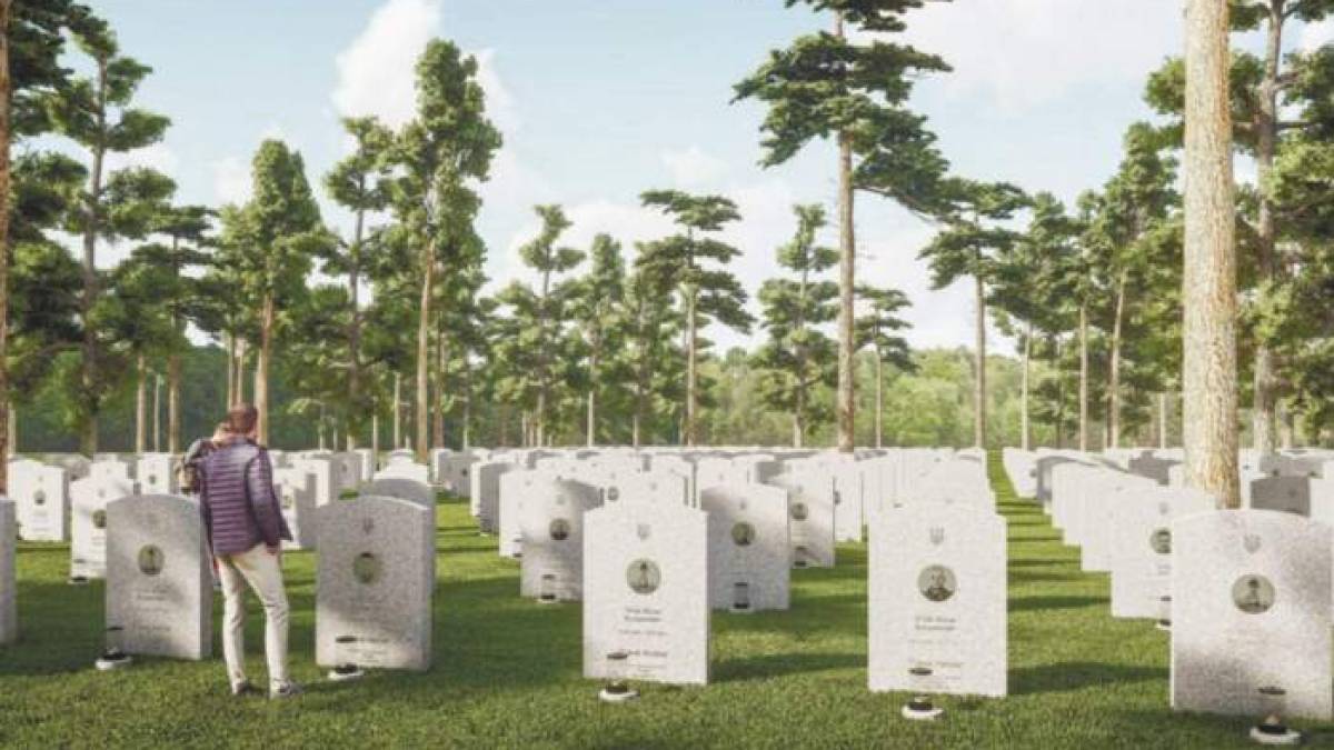 Стало відомо, де буде розташоване Національне військове кладовище