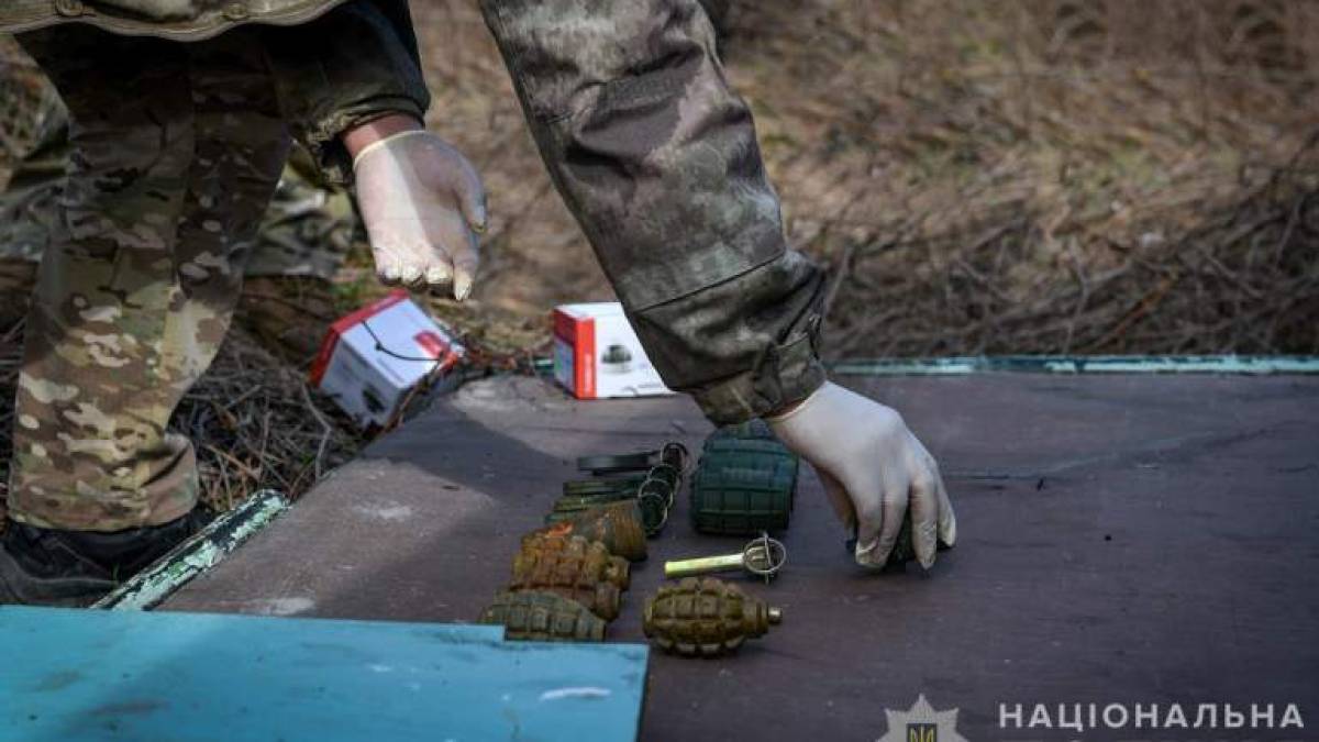 У Запоріжжі біля навчального закладу правоохоронці вилучили 10 бойових гранат (відео)