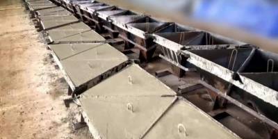 У Запоріжжі для лінії оборони цілодобово виготовляють  зуби дракона