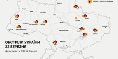 Враг совершил самую масштабную атаку на украинскую энергетику за последнее время