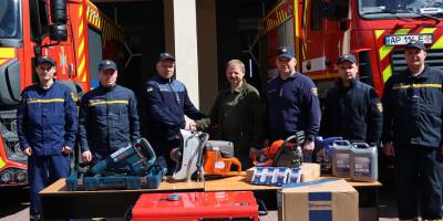Запорізьким рятувальникам передали гуманітарну допомогу з Німеччини (відео)