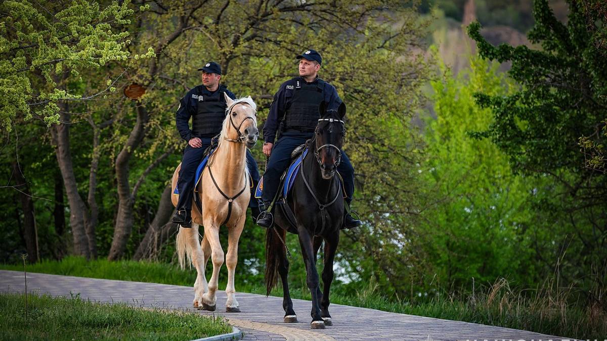 Запорізька поліція осідлала коней (фото)