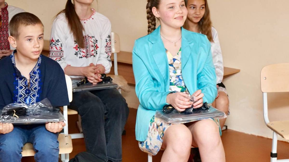 Допомага запорізьким школярам від ЮНІСЕФ
