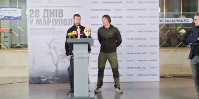 Чернов привіз статуетки “Оскар” і BAFTA в Україну: зустріч із творцями “20 днів у Маріуполі”