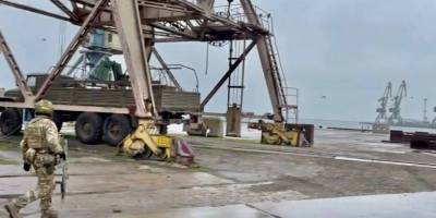 Торговий порт Бердянська окупанти перетворюють на військово-морську базу