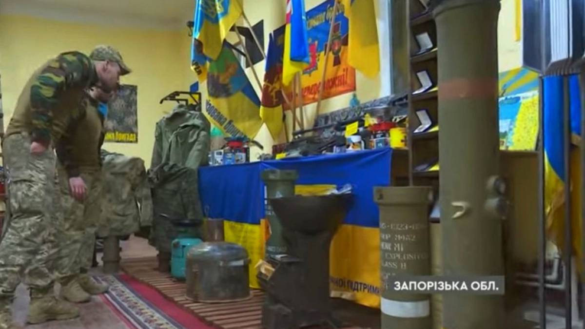 Захисники запорізького краю створили військово-польовий музей (відео)
