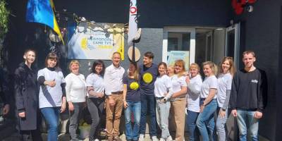 Переселенці з Мелітопольщини отримали подарунки від німецьких благодійників