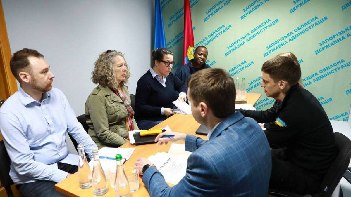 У Запоріжжі з координаторкою ООН обговорили напрямки підтримки прифронтової області