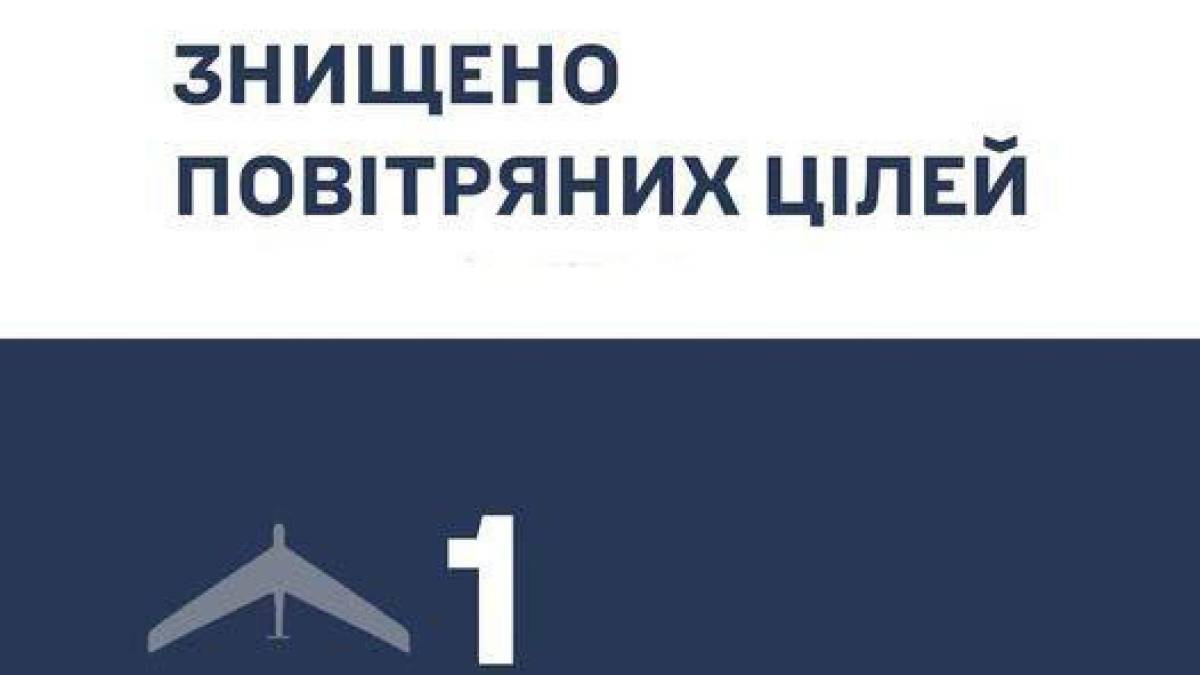 Над Запоріжжям збито ворожий розвідувальний дрон