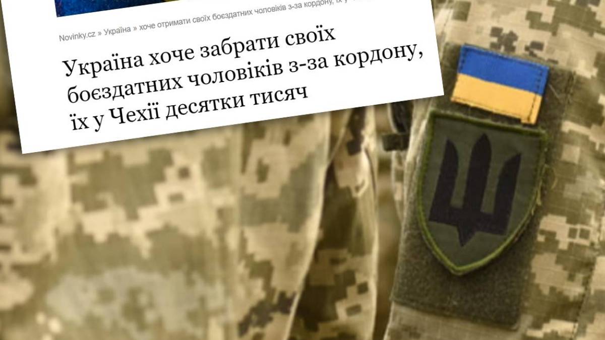 В Чехії перебувають майже 95 тисяч чоловіків призовного віку