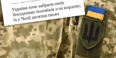 В Чехії перебувають майже 95 тисяч чоловіків призовного віку