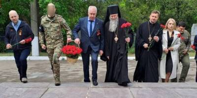 «Побєдобєсіє» в окупованому Бердянську обійшлося без участі місцевого населення