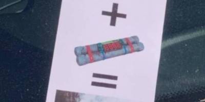 В окупованому Приморську на машинах колаборантів з’явилися листівки з погрозами