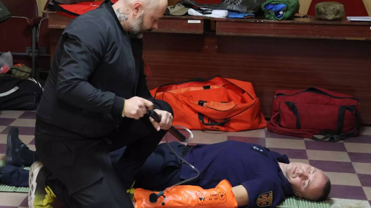 У Запоріжжі рятувальники тренувалися надавати домедичну допомогу