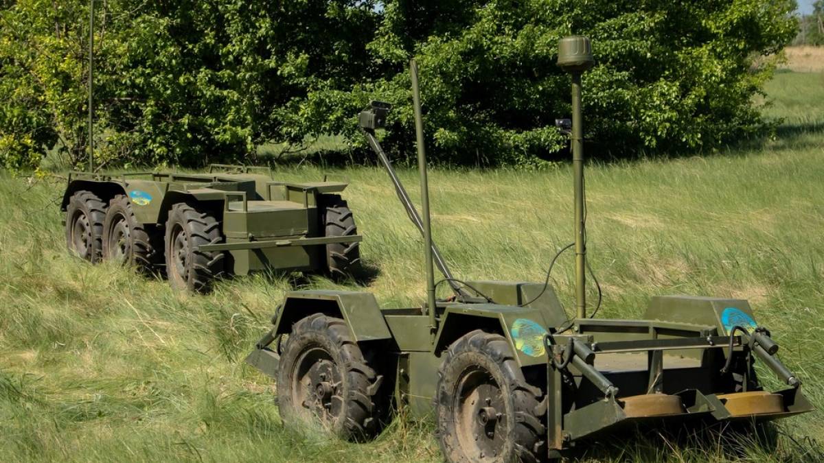 Захищати Запоріжжя  допоможуть наземні дрони, названі на честь легендарного отамана