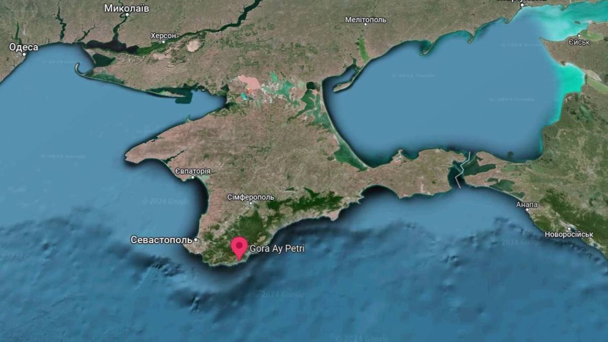 Сьогодні уражено російську базу ППО в окупованому Криму на горі Ай-Петрі
