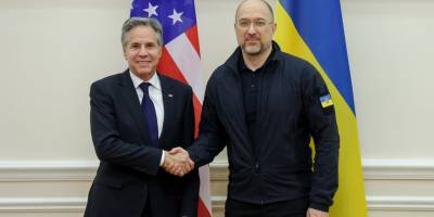 Шмигаль і Блінкен обговорили черговий пакет воєнної допомоги Україні на $400 мільйонів
