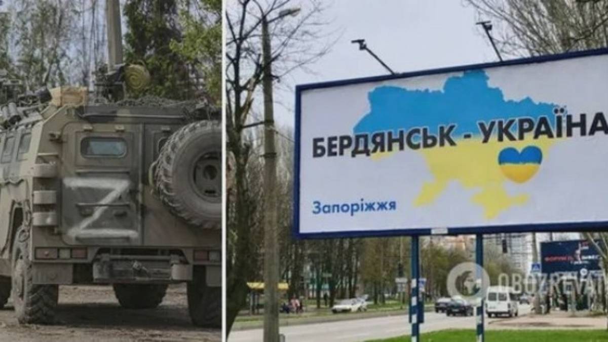 В житлові квартали Бердянська окупанти стягнули військову техніку