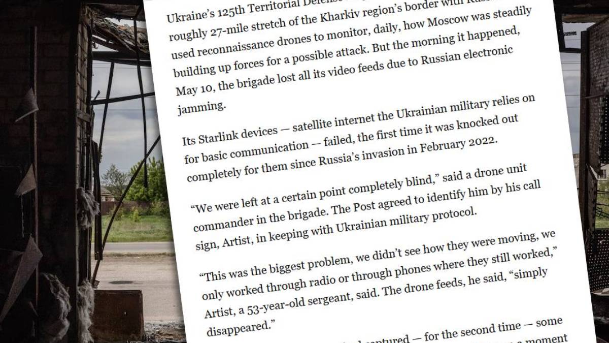 Термінали Starlink не обслуговували ЗСУ у день російського наступу на Харків — The Washington Post