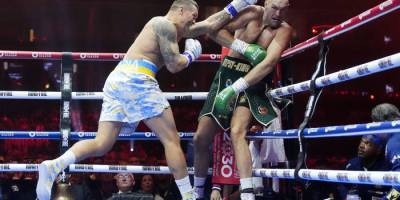 Усик — абсолютний чемпіон світу у надважкій вазі: українець переміг Фʼюрі