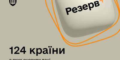 Дані через «Резерв+» уже оновили понад 14 тисяч військовозобов’язаних у 124-х країнах