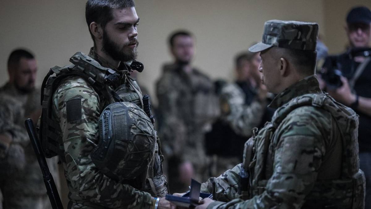 Запорізький військовий нагороджений “Хрестом хоробрих”