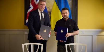 Україна та Ісландія уклали безпекову угоду