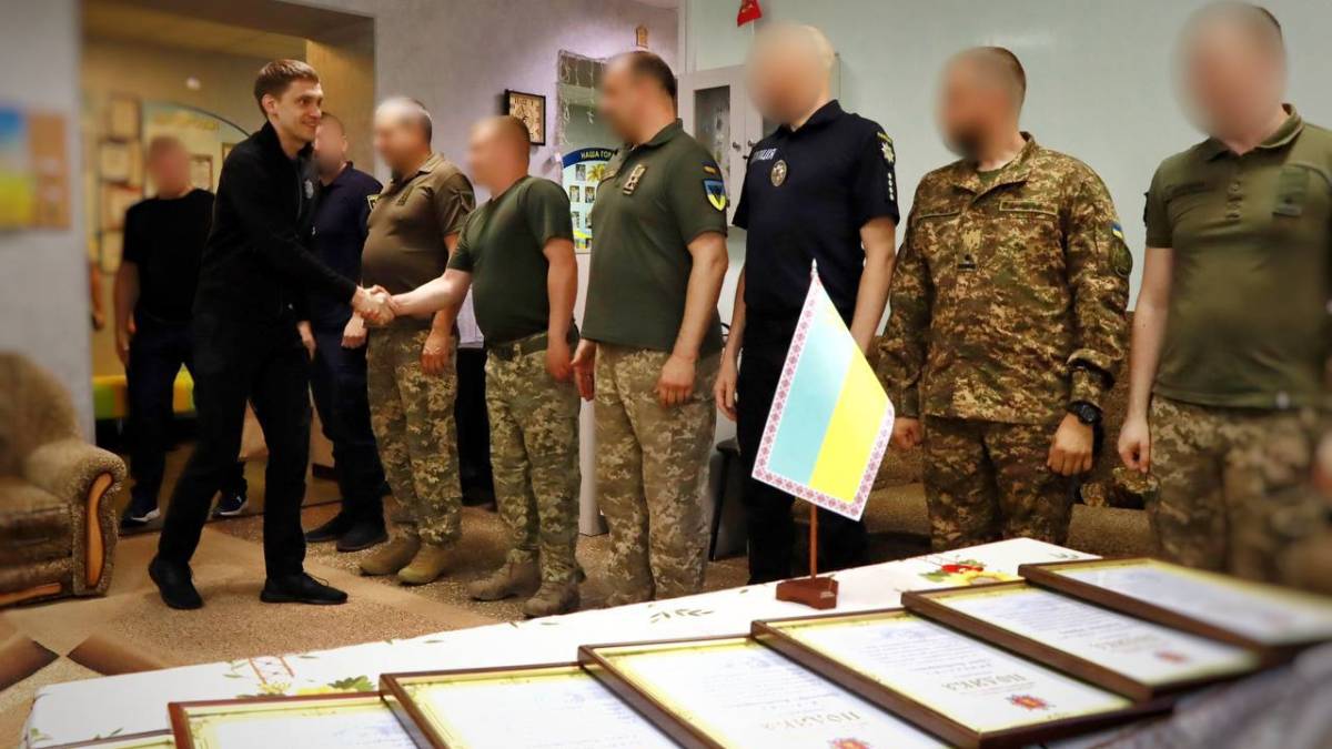 У Запоріжжі нагородили військовослужбовців тактичної групи «Січ»