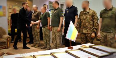 У Запоріжжі нагородили військовослужбовців тактичної групи «Січ»