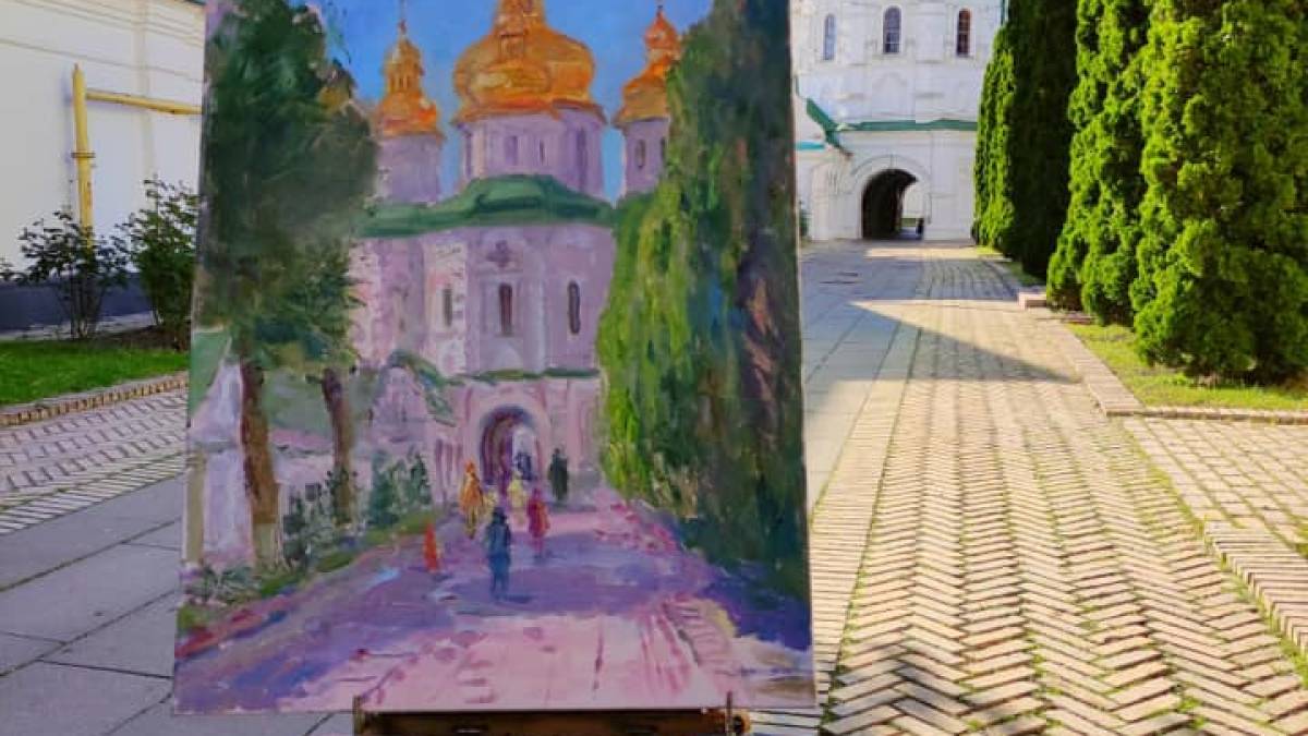 У Києві відбувся пленер «Києво-Печерська Лавра. Відродження»