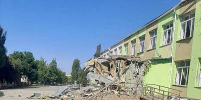 рф обстріляла школу у селі на Херсонщині