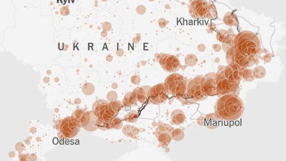 Мапа зруйнованих росіянами будівель в Україні: світ бачить, що відбувається