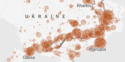 Мапа зруйнованих росіянами будівель в Україні: світ бачить, що відбувається