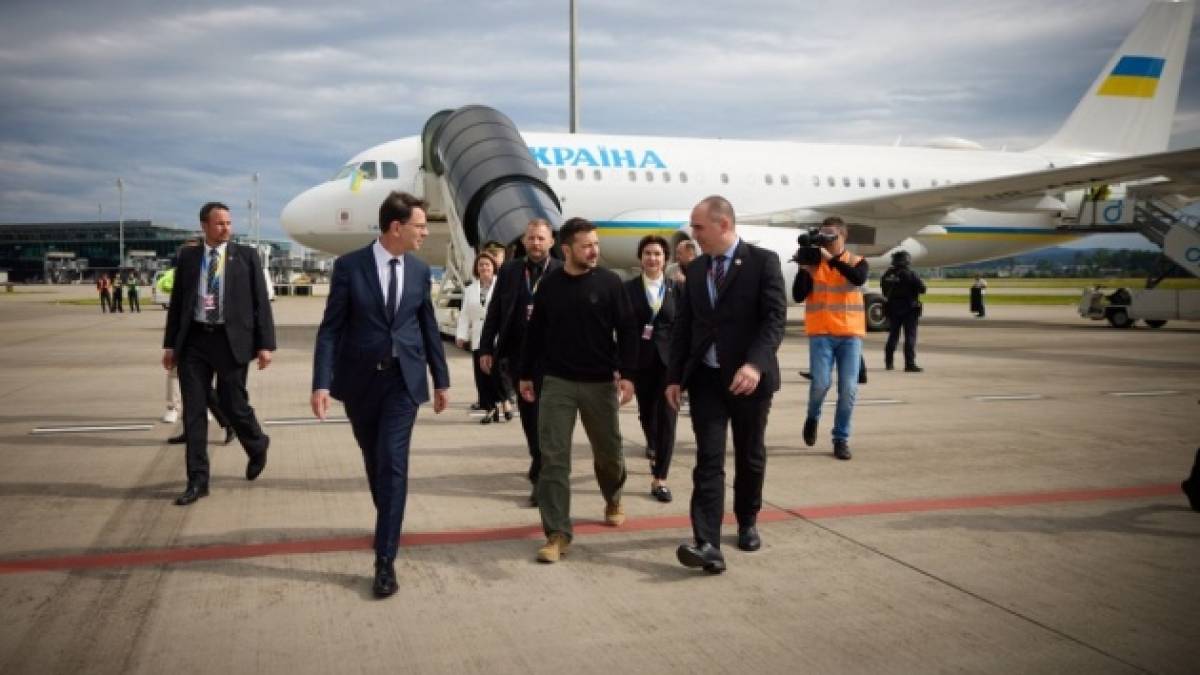 Президент Володимир Зеленський прибув до Швейцарії на Глобальний саміт миру