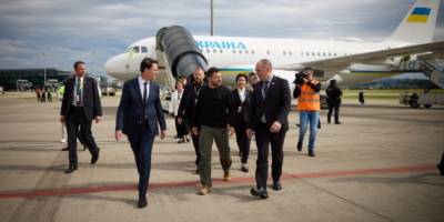 Президент Володимир Зеленський прибув до Швейцарії на Глобальний саміт миру
