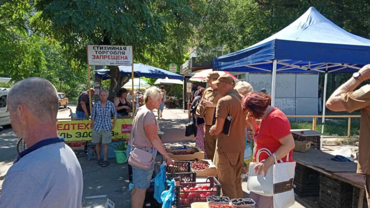 У Запоріжжі проводяться рейди проти стихійної торгівлі