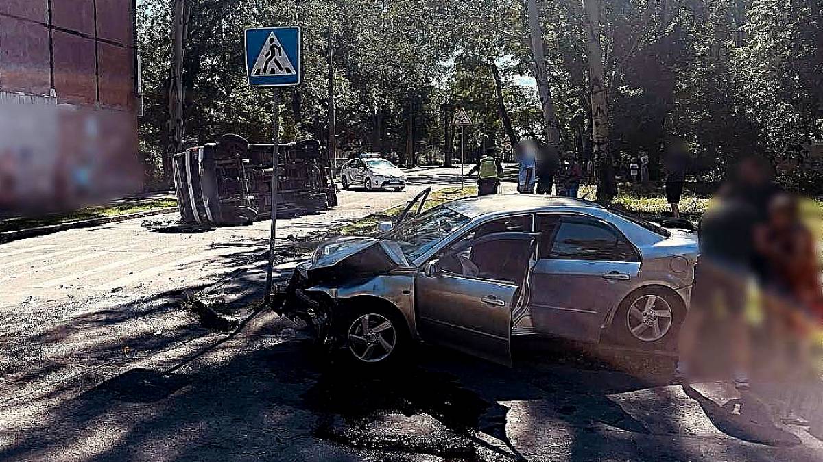 Аварія у Заводському районі (фото)