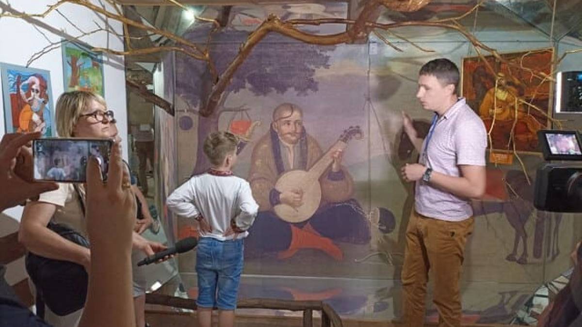 Відкриття виставки «Козак Мамай» в історико-культурному комплексі «Запорозька Січ»
