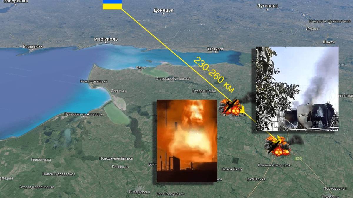Сьогодні вночі було уражено декілька нафтобаз росії (відео)