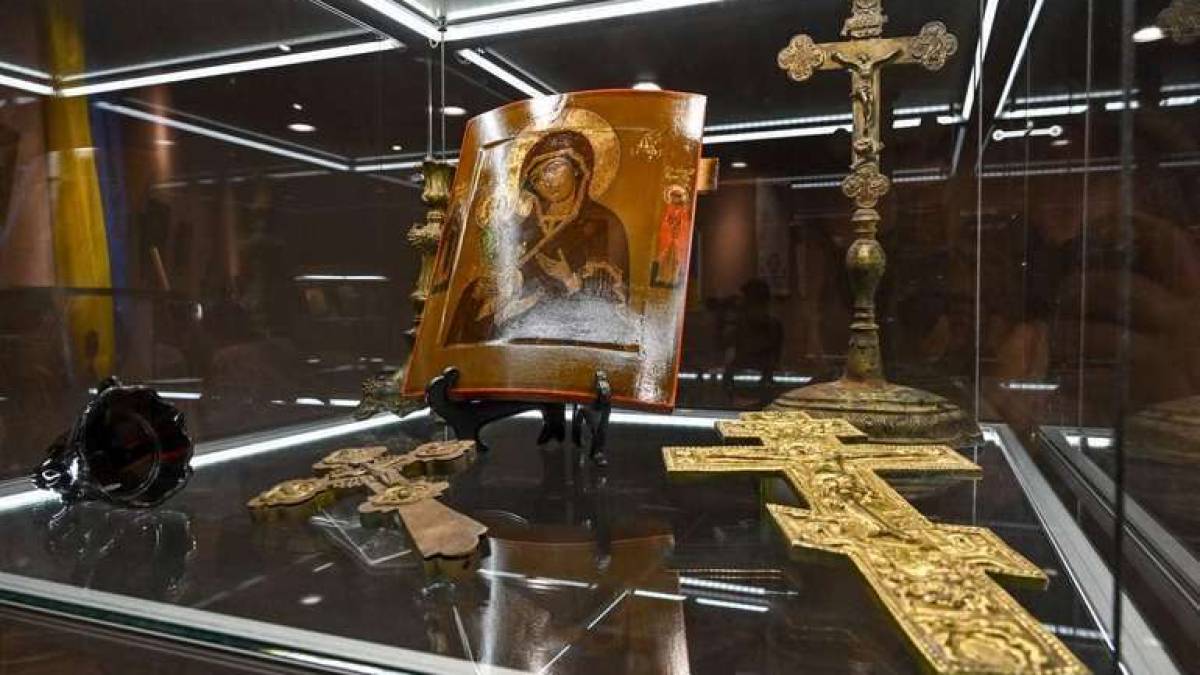 У запорізькому музеї демонструються старовинні ікони