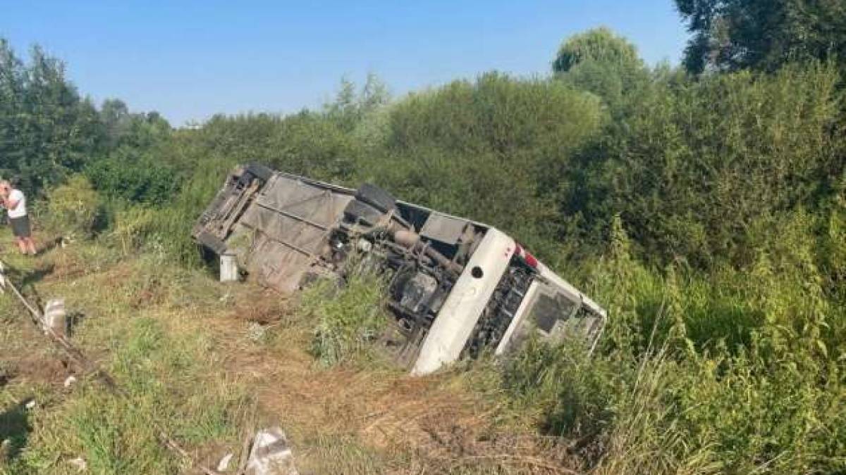 На Тернопільщині перекинувся автобус із паломниками, є постраждалі