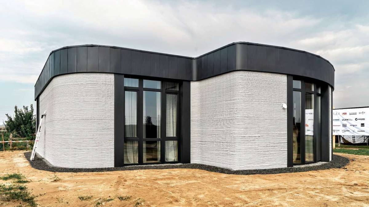 Український стартап створив перший в Україні будинок на 3D-принтері для родини загиблого Героя — фото