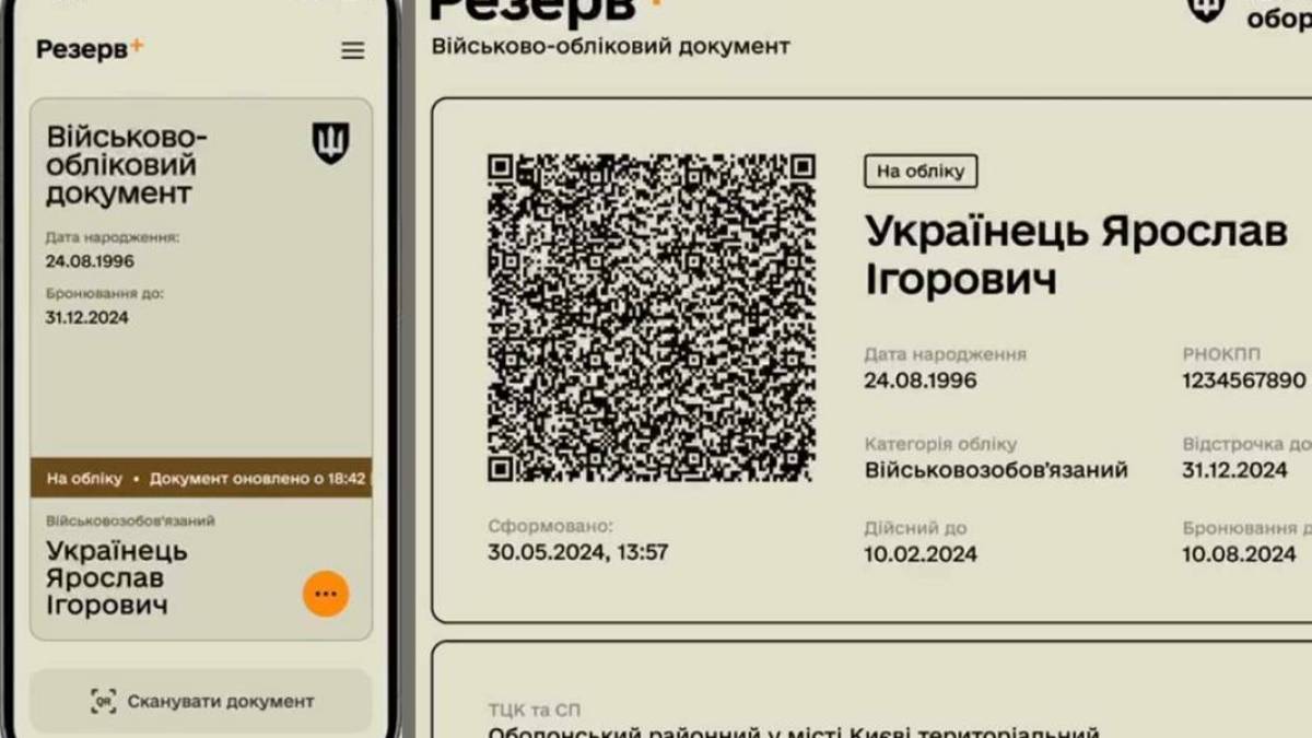 Міноборони: Електронний і паперовий військово-обліковий документ мають однакову юридичну силу