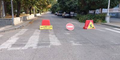 Ремонт дороги на вулиці Академіка Чабаненка у Запоріжжі
