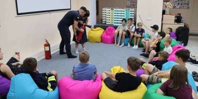 У Запоріжжі ДСНС провели інтерактивні уроки безпеки для дітей