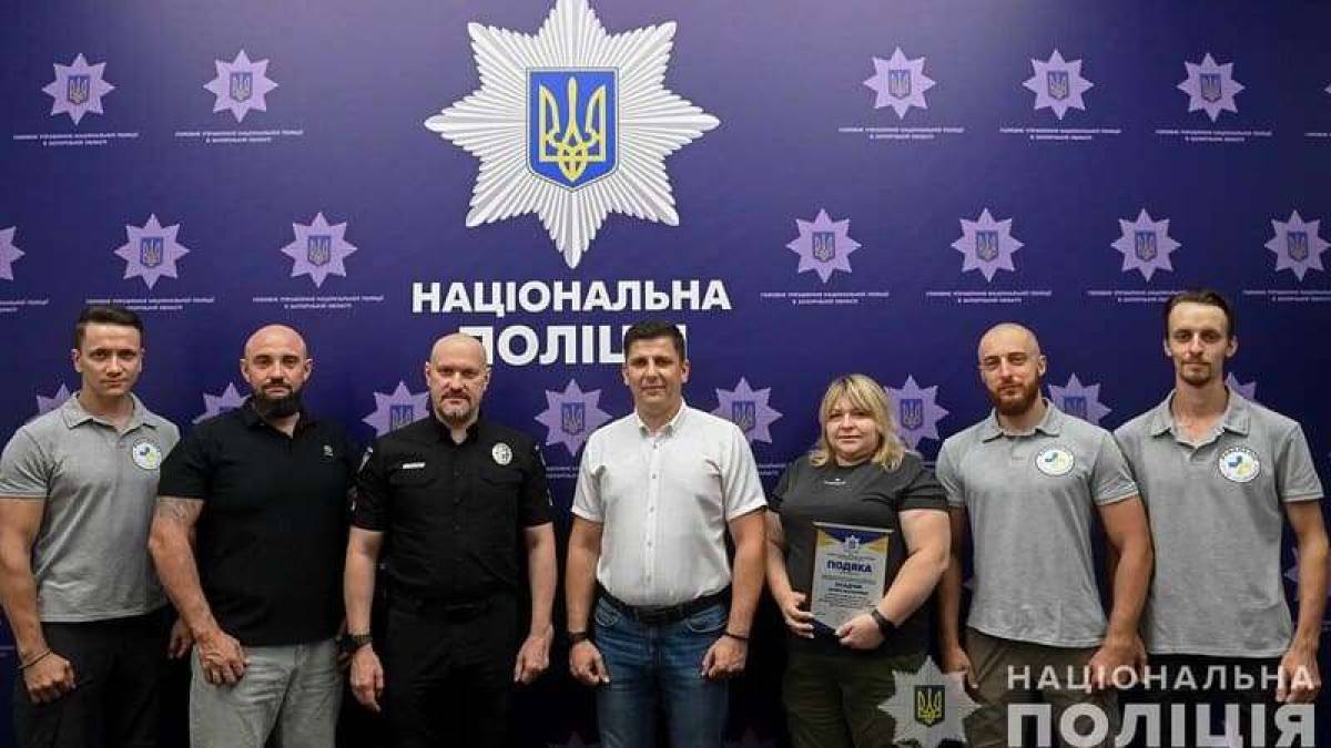 У Запоріжжі відзначили внесок інструкторів-парамедиків у підготовку поліцейських