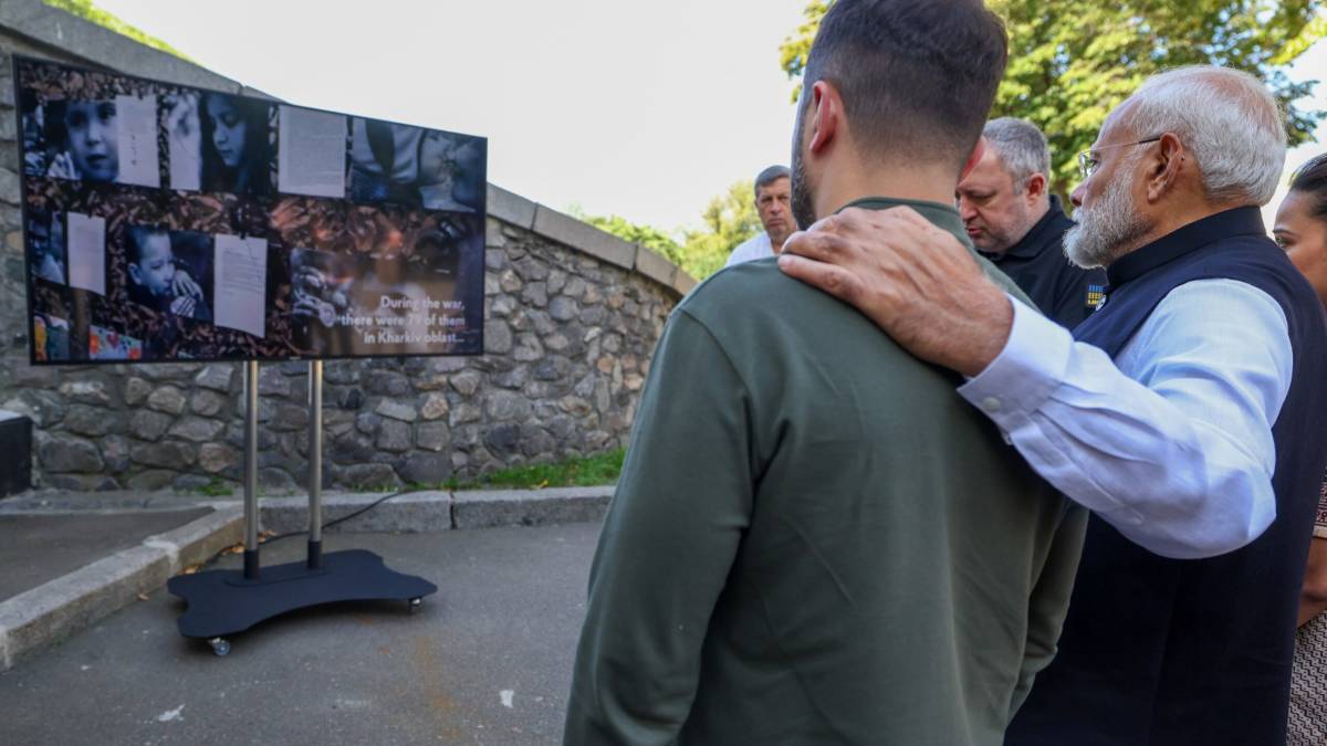 Володимир Зеленський та Нарендра Моді вшанували пам’ять дітей, які загинули внаслідок російської агресії
