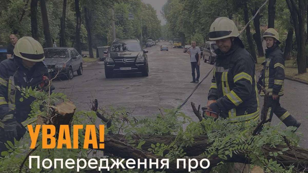 Штормове попередження для Запоріжжя та області — очікуються пориви вітру