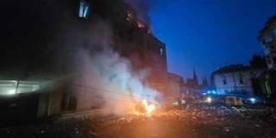 У результаті ракетної атаки по Львову є загоряння житлових будинків