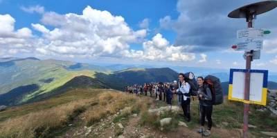Запорізькі юні туристи пройшли 170 км складними хребтами Карпат